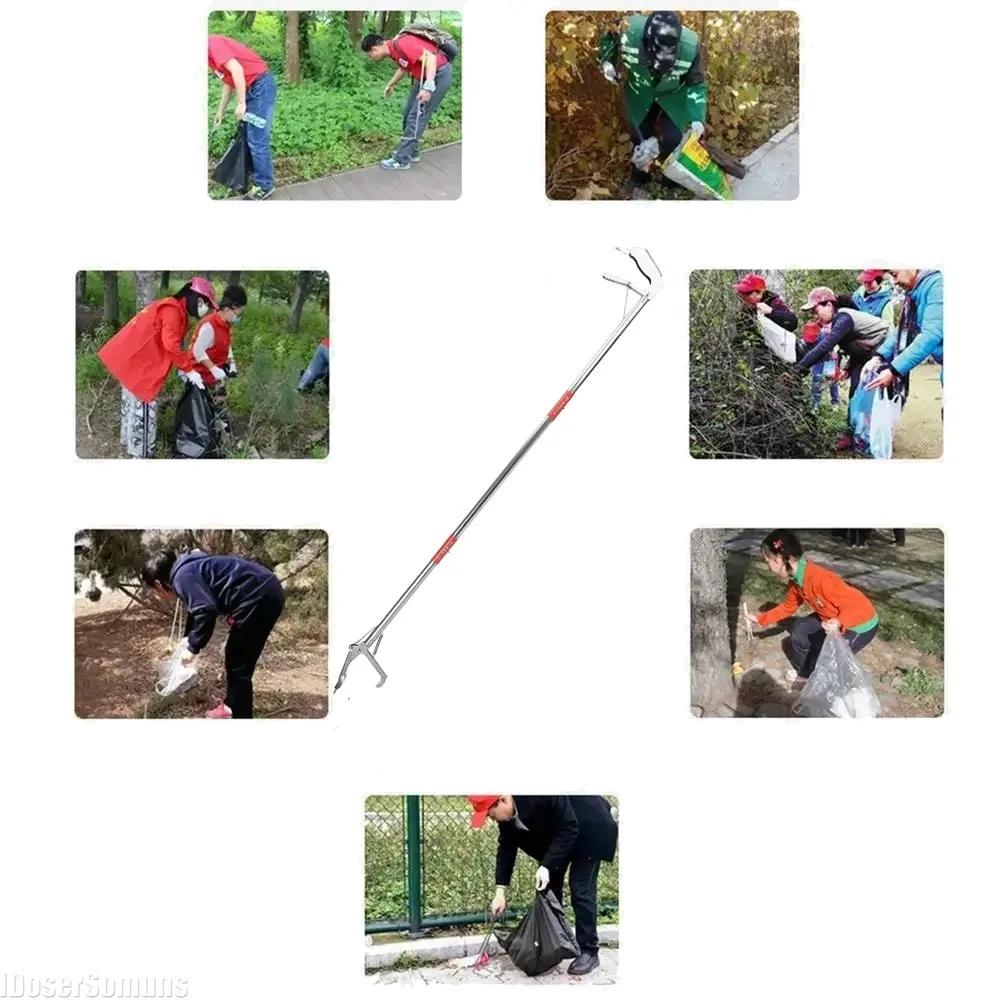 Щипцы для ловли змей из нержавеющей стали, два типа головок, складной инструмент для ловли рептилий, крючок для ловли змей, инструмент для ловли змей на открытом воздухе