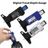 LCD Digital CarTyre Tire Tread Depth Gauge Tire Monitoring System Stainless Steel Caliper Depth Gauge  Inspection Measurer Tools