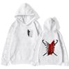Mens Anime Hoodie Attack On Titan Wings Of Freedom Graphic Pullover Sweatshirt Loose Fit Streetwear