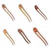 Chinese Style Wooden Hair Sticks Handmade Ponytail Hair Bun Maker Wood Hairpins and Clips  Girls