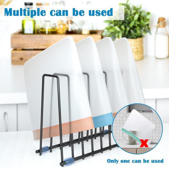 1/2Pcs Reusable Bags Drying Rack Cutting Board Holders Strong Load-bearing Multipurpose Kitchen Storage Organizer Desktop Book Shelf