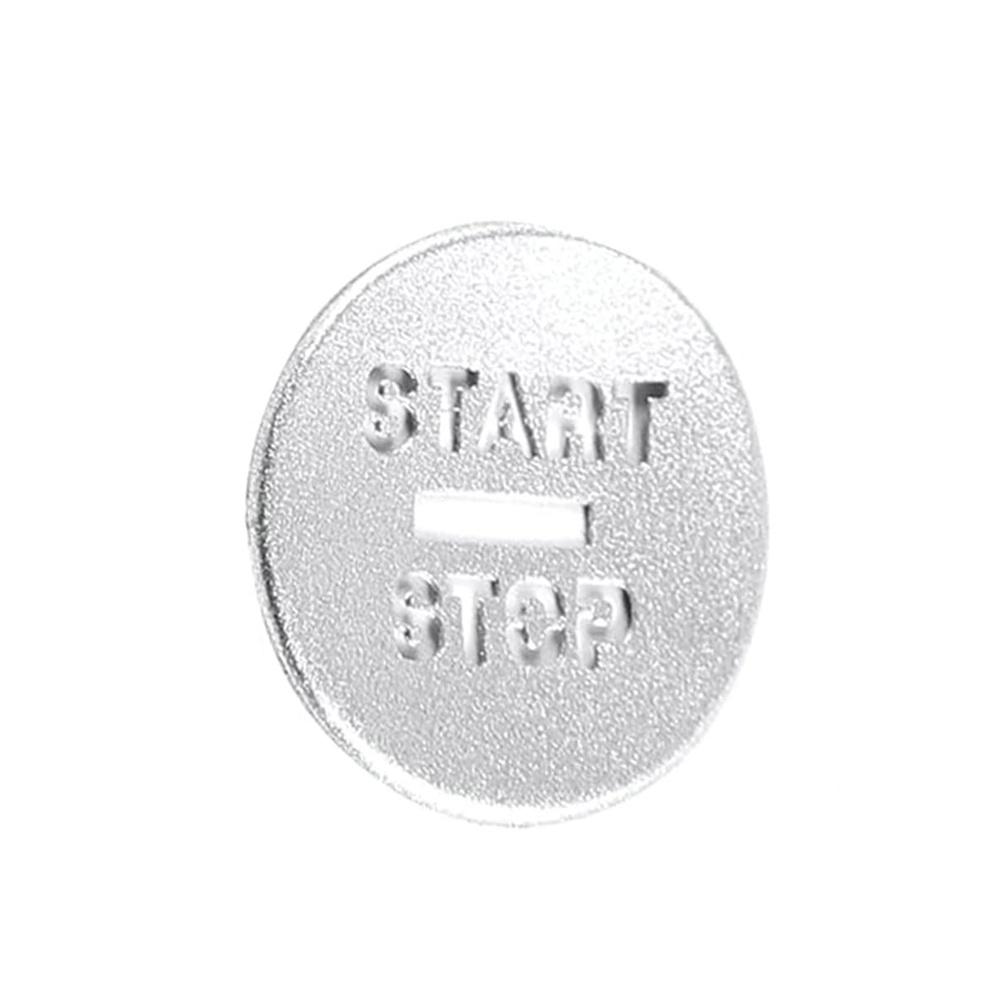 Aluminum Alloy Silver Start Stop Button Cover Kit For Jaguar XF 2008-2015