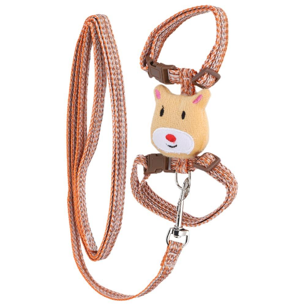Adjustable Cat Harness with Leash Escape-Proof Pet Walking Harness for Walking
