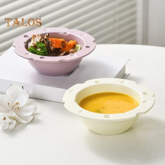 Керамическая чаша в форме сыра, пищевая, большая емкость, термостойкая, многофункциональная, рисовая еда, салат, суп, каша, закуска, десертная сервировочная миска