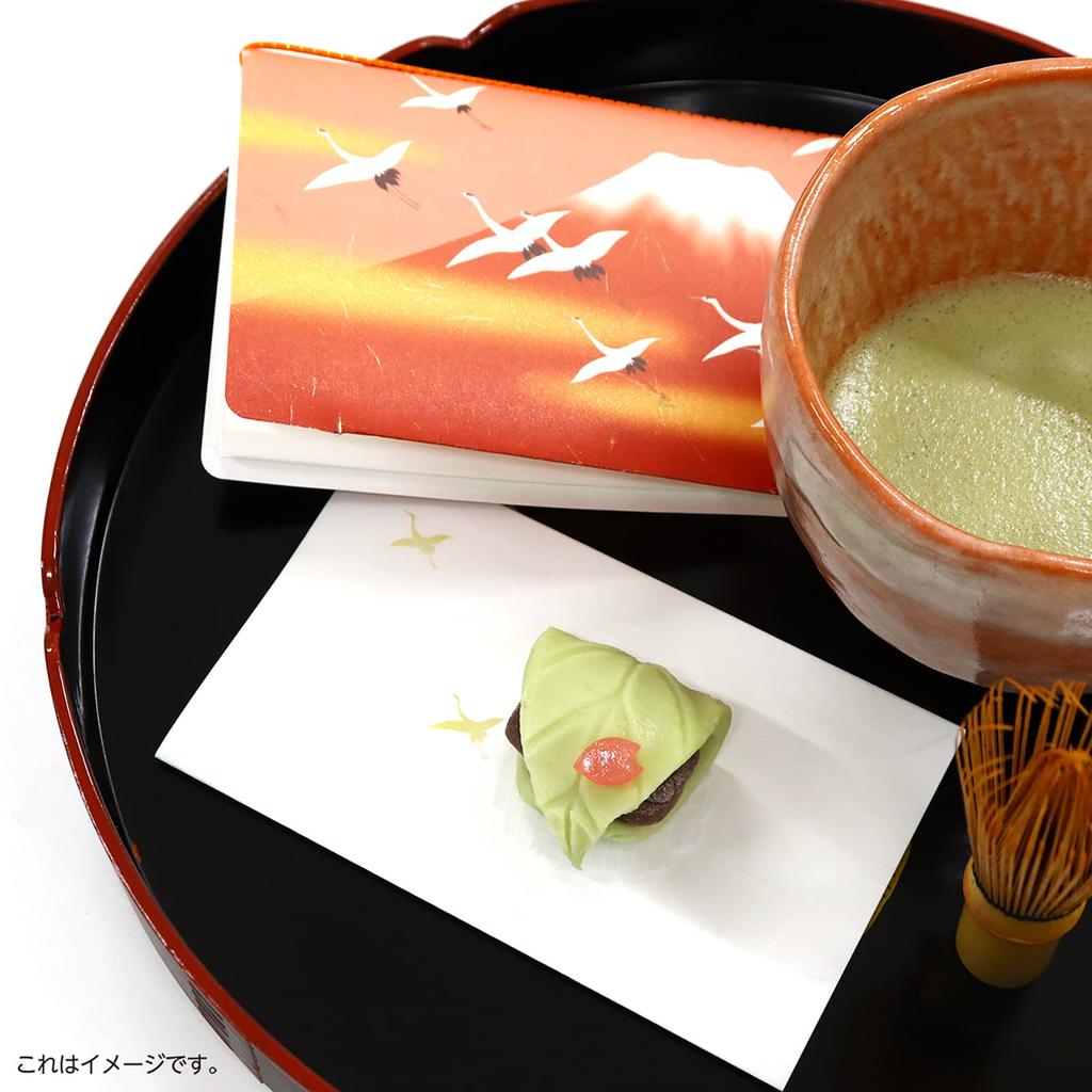 Kamiiso Kimono Beauty Iyo Washi Paper with Case, Set of 2, Rose Design, 17.5 x 14.5cm, Kaishi Set 35