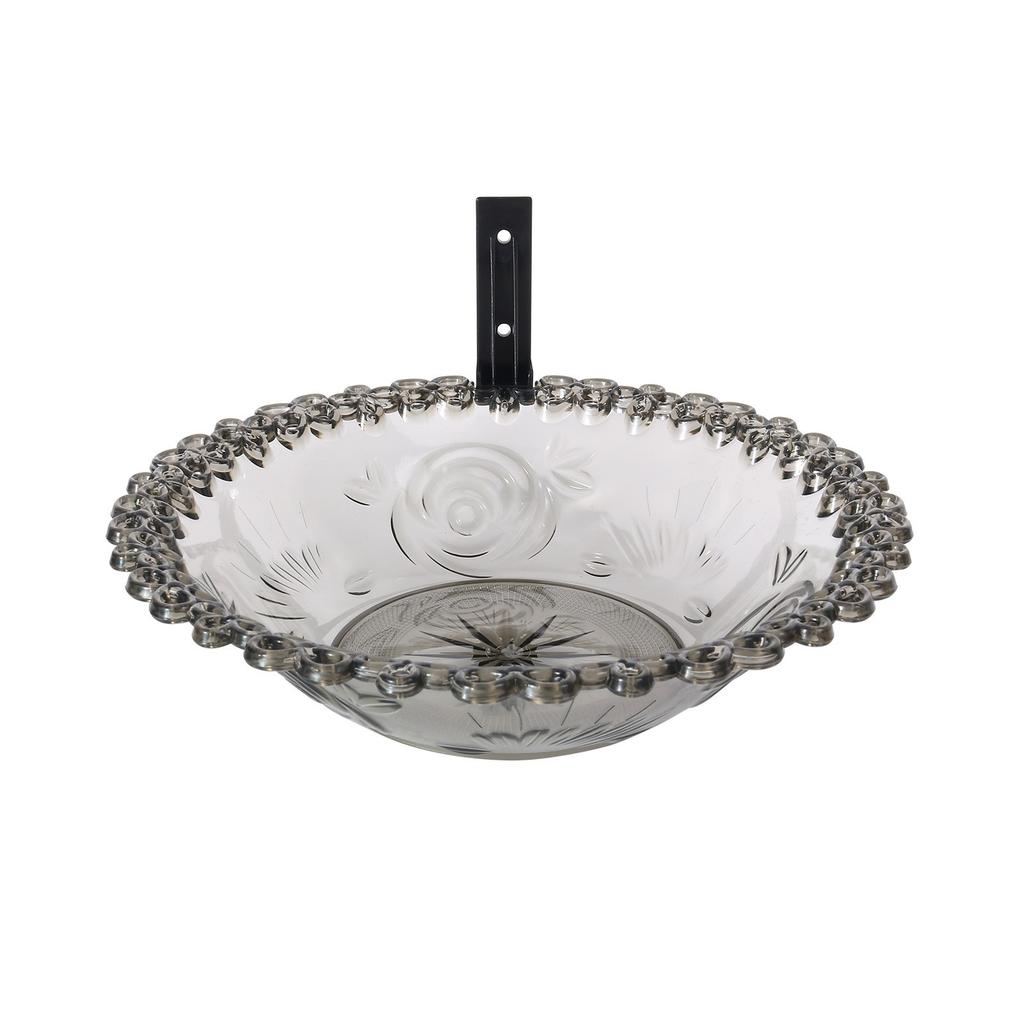 Пластиковая поилка для птиц на открытом воздухе, настенная поилка для птиц, поилка для птиц на дереве, подходит для садового забора, террасы, двора, украшения патио