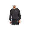French Terry Crew Neck Pullover Sweatshirt Men Sweatshirt Black DD5938-010