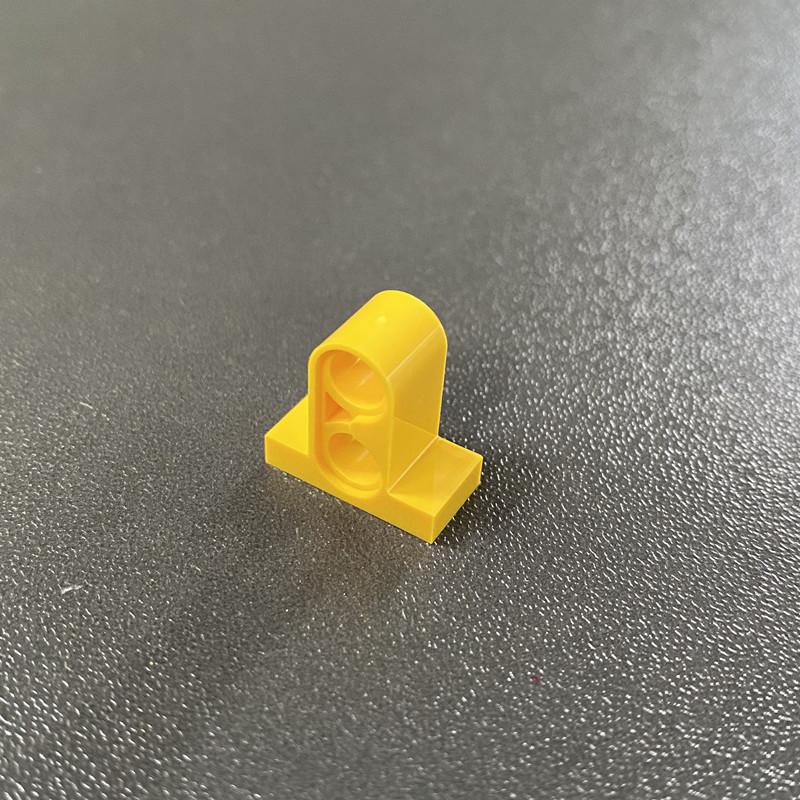 Запасные части для строительных блоков из мелких частиц, совместимые строительные блоки 32530, аксессуары 1X2X1, привязные детали, пластина с Т-образным ремнем и 2 отверстиями