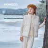 Зимний пуховый жилет с капюшоном для девочек MOMOCO