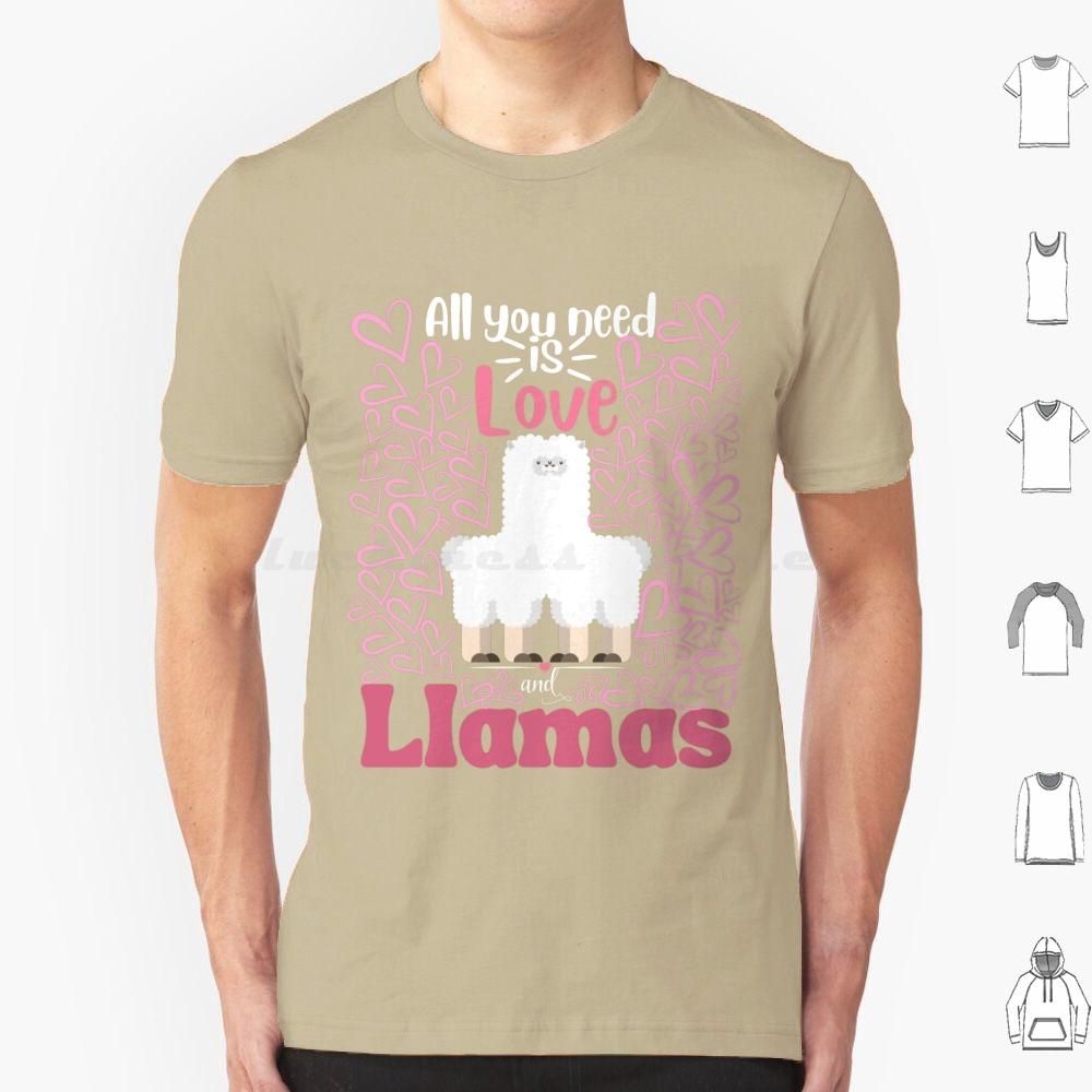 Llama Valentine Puns T Shirt Big Size 100% Cotton Cute Llama Valentine Puns Llama Valentine Puns Love Cool Llama Valentine Puns