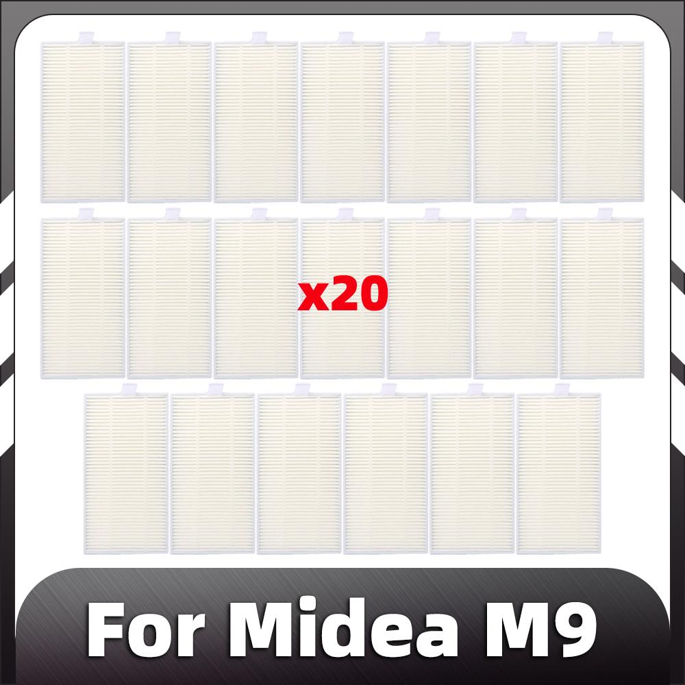 Совместимость с пылесосом Midea M9 Robot Vacuum HEPA Filter Mop Pads Запасные части Аксессуары