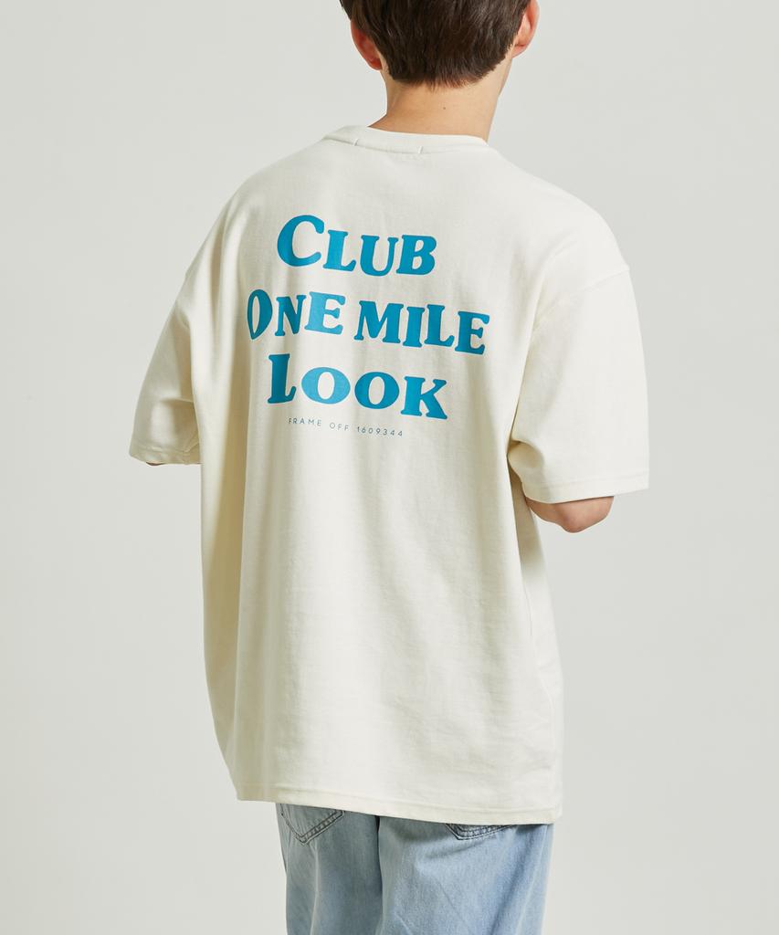 Клубная футболка с коротким рукавом FRAME OFF Club One-Mile Look - Кремовый