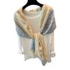 Summer Silk Scarf Shawl Sun Protection Dual-Purpose Yarn Scarf Scarf Spring And Autumn Ethnic Style Versatile Decorative Cotton And Linen Scarf