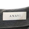 ANAYI 100% wool, made in Japan Five-quarter sleeve one piece 36 gray Women Used