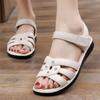 Женские сандалии, летние пляжные сандалии на мягкой подошве на плоской подошве, обувь для мам