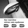 FFYE5 For Mercedes Benz 2pcs Car Rear View Mirror Sticker Rain Eyebrow Cover Auot Accessories W124 W203 VITO Sprinter Viano V-Class