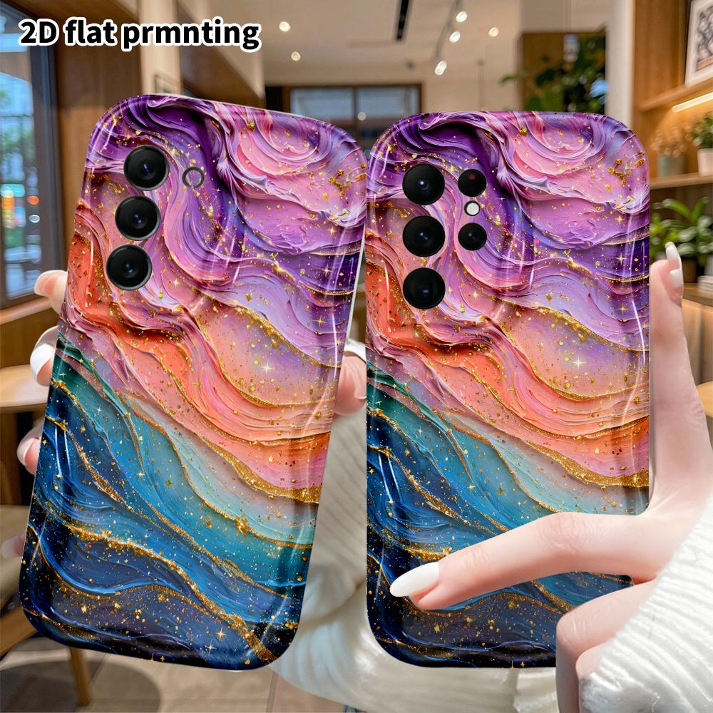 Phone Case: 2D Flat Samsung Galaxy A34 A35 M05 M06 S20 S22 S21 FE Plus 5G Protective Case, Thick Coating Fluid, Christmas and Halloween Gifts