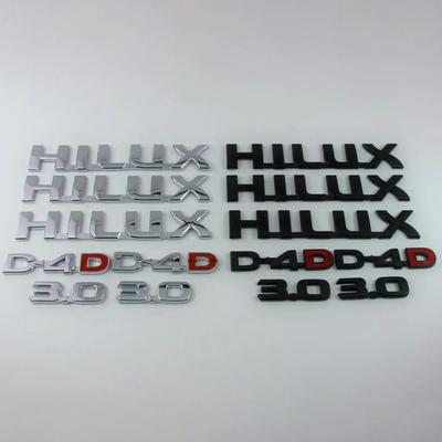 HILUX Буквенный Логотип 3D Наклейки на Автомобиль для Hilux Модификация Кузова Аксессуары Багажник Задняя Часть Заднее Украшение Наклейки-Шильдики YR6