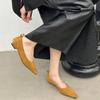 2024 Autumn Hot Selling Pointed Toe Flat Shoes Mules Lace Up Flat Comfortable Elegant Fashionable Ballet Shoes Zapatos Mujer
