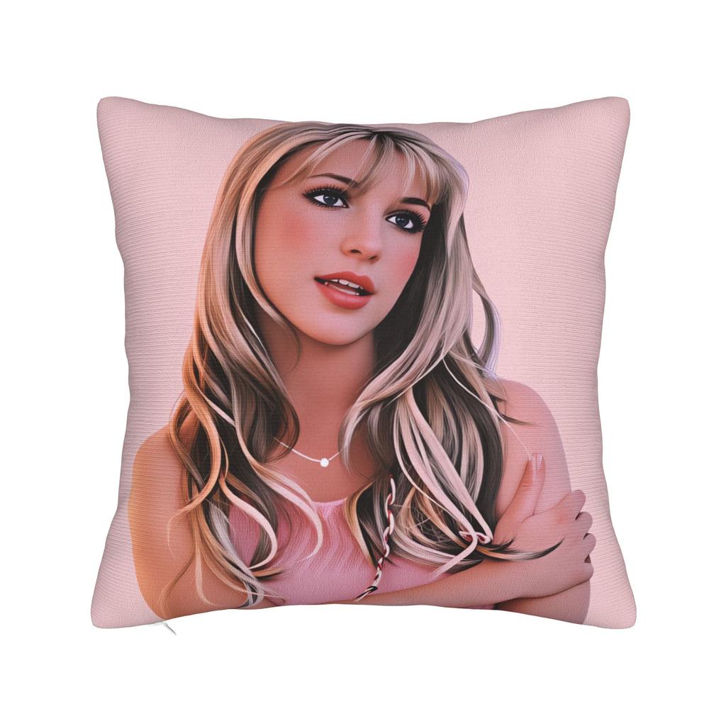 Pillow Cover Singer B-Britneyy S-Pearss Cute Funny Pillow Case For Sofa Home Decoration Pillowcases
