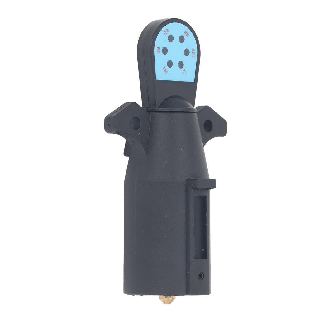 7-контактный адаптер для фонарей прицепа Адаптер проводки вилки прицепа с плоским 4-контактным светодиодным индикатором