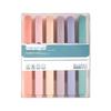 Набор из 6 флуоресцентных ручек Morandi с мягкими косыми кончиками для удобного для глаз творчества и использования в классе