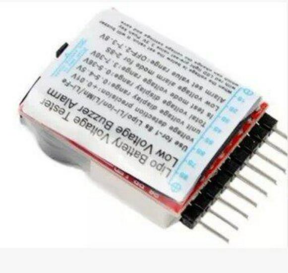 BB Call & Sound Model Airplane Battery Alarm: Adjustable 1-8s Power Display