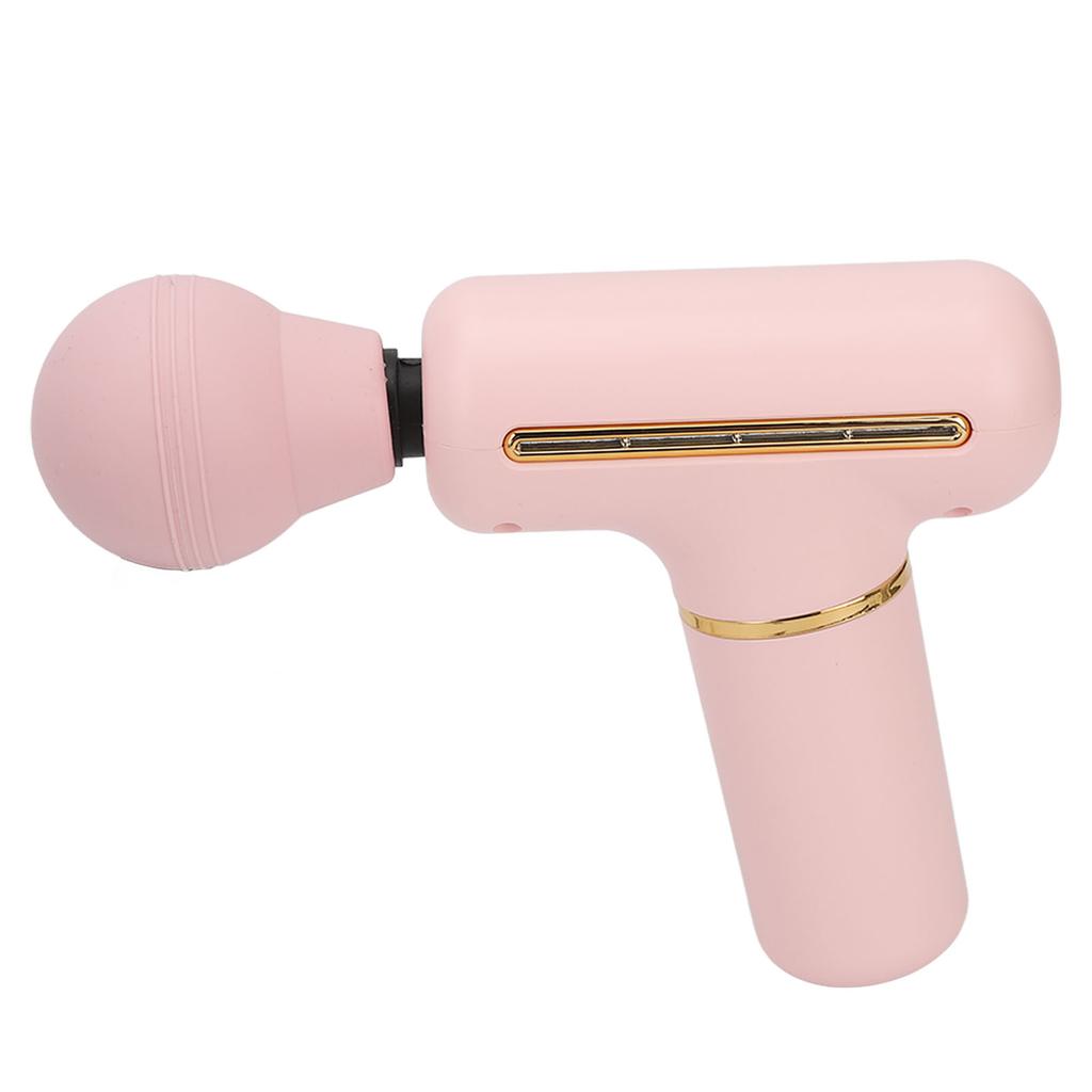 Мини-мышечный перкуссионный массажер для глубокой релаксации, портативный ручной 4-скоростной вибрационный массаж тела