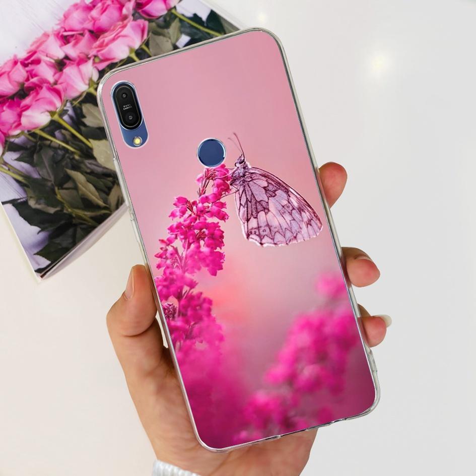 Чехол 5.99" для Asus Zenfone Max Pro (М1) ZB601KL ZB602K Чехол X00TDB Модный узор Прозрачный Мягкий Силикон Fundas Задняя крышка телефона