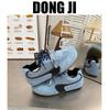 DONGJI Original 2025 Early Spring New Thick-soled German Training Shoes Women's Leather Soft-soled Forrest Gump Shoes Casual Shoes Women