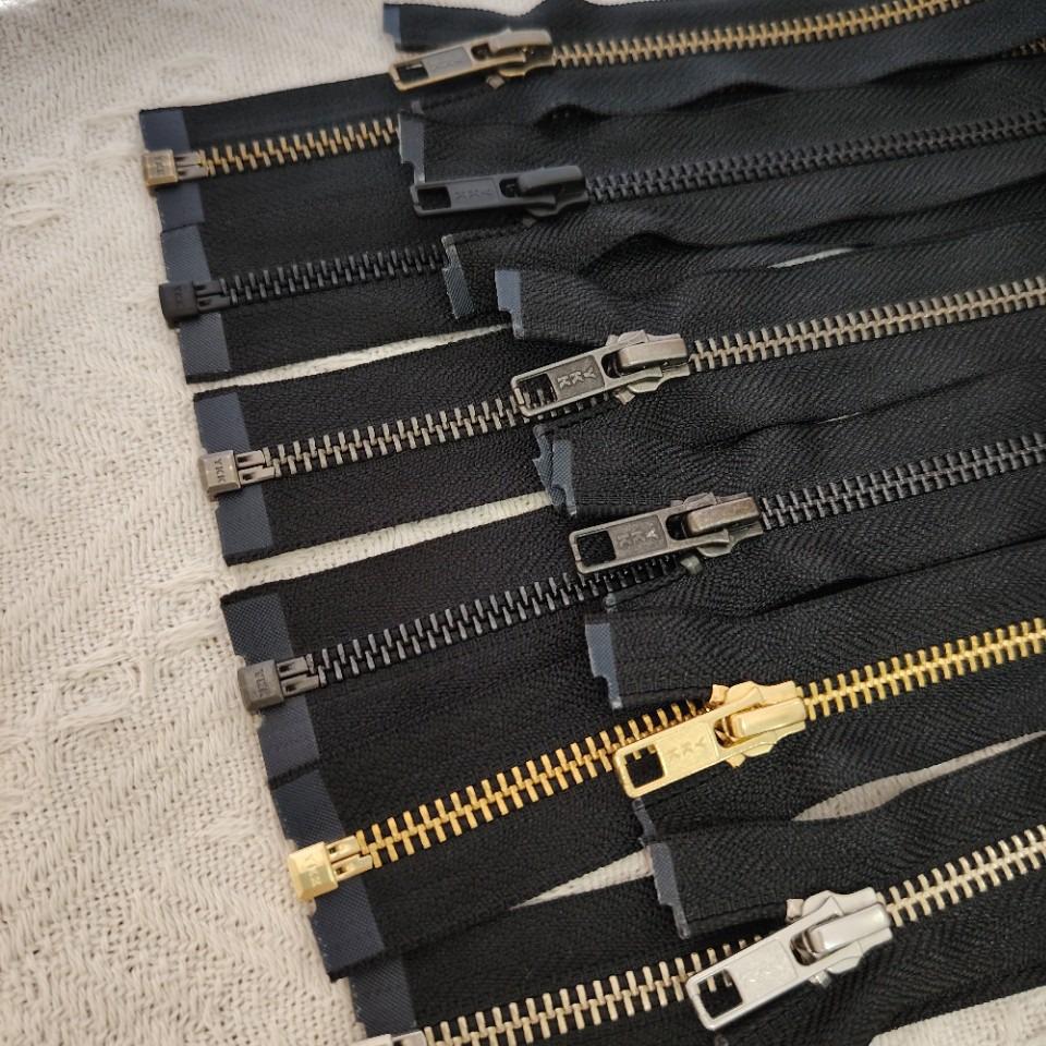 YKK Genuine No. 5 Metal Open-End Zipper for Jackets – Multiple Color Options