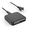 65 Вт 4-портовое USB-C PD зарядное устройство Anker PowerPort совместимый продукт USB-C x 2 USB-A x 2 Также совместимо с GaNIII (Нитрид Галлия) Кабель питания 1,5 м