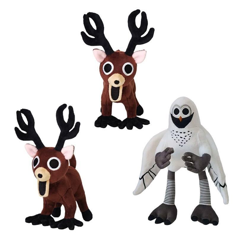 Ужас Лось Сова Игра Плюшевая Фигурка Кукла Для Хэллоуина Декор И Коллекционирования Для Поклонников