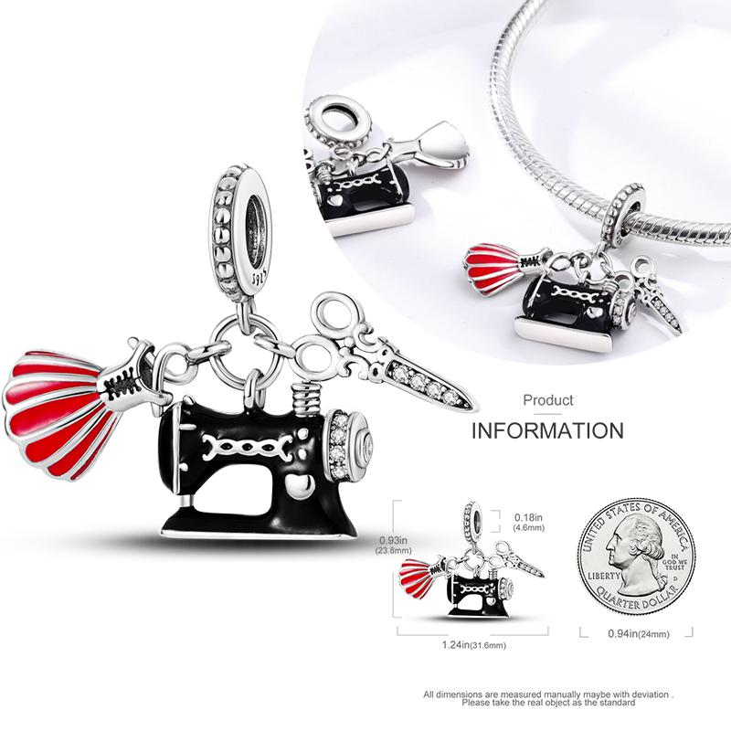 Copper Charms Beads Perfume Animal Butterfly Pendants Fit Original Bracelet Diy Jewelry