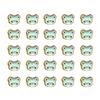 20pcs Metal Bear Head Buttons Mini Doll Shoes Buckles  DIY Doll Clothes Accessories