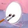 1/5/7X Magnifying Makeup Mirror Double Sided 360 Degrees Rotatable Portable Men Women Acrylic Round Desktop Magnified Vanity Mirror