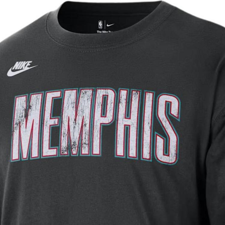 Nike Мужская футболка с длинным рукавом и круглым вырезом свободного кроя Memphis Grizzlies NBA IB4236-010
