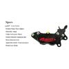 Motorcycle modification accessories, brake pump, four calipers, hole spacing of 4CM, large abalone calipers