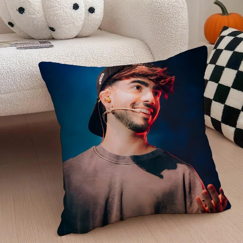 Creative Funny Argentine Creator FFede Vigevani Cushion Cover Throw Pillow Cover Hidden Button Durable Polyester Chair Cushion
