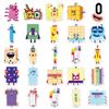 50 водостойких декоративных наклеек Numberblocks для дошкольного образования