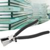Black Glass Pliers Rubber Tips Flat Nose Pliers Glass Breaking Tool  Stained Glass and Mosaics Work