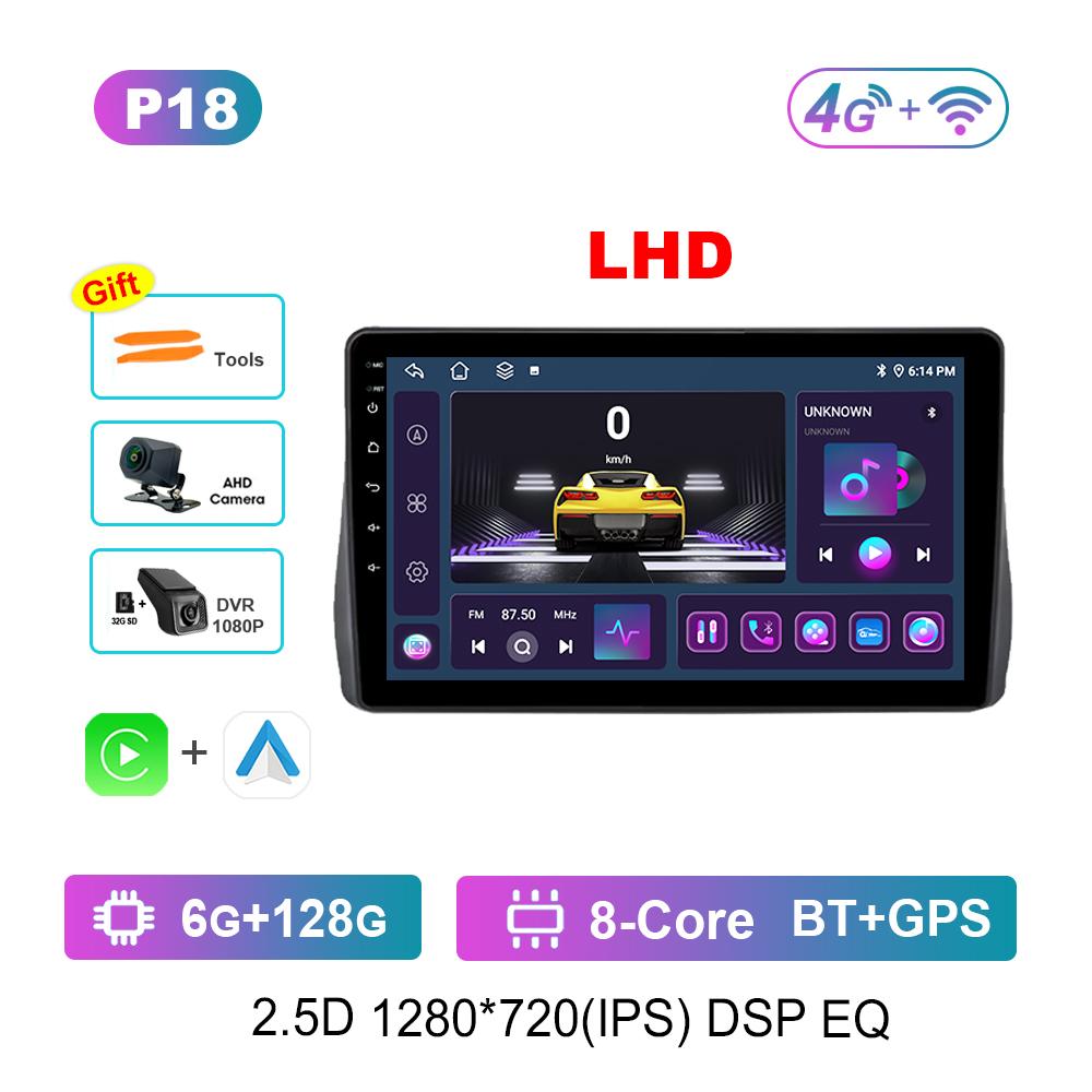 Android Car Radio Multimedia Video Player для Toyota Wish 2 2009 - 2017 GPS-навигация Левый руль DSP Stereo 4G WiFi