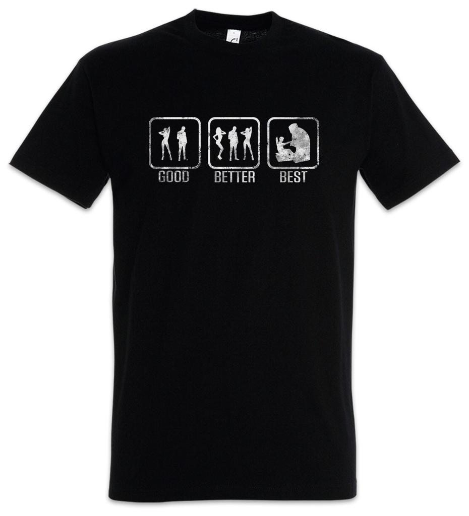 Good Better Best Herren T-Shirt Lvl. Lvl Gamer RPG Roleplay Games Gaming Video