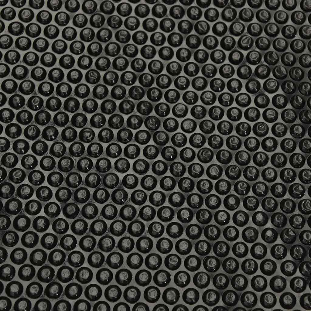 vidaXL Poolabdeckung Schwarz 381 cm PE