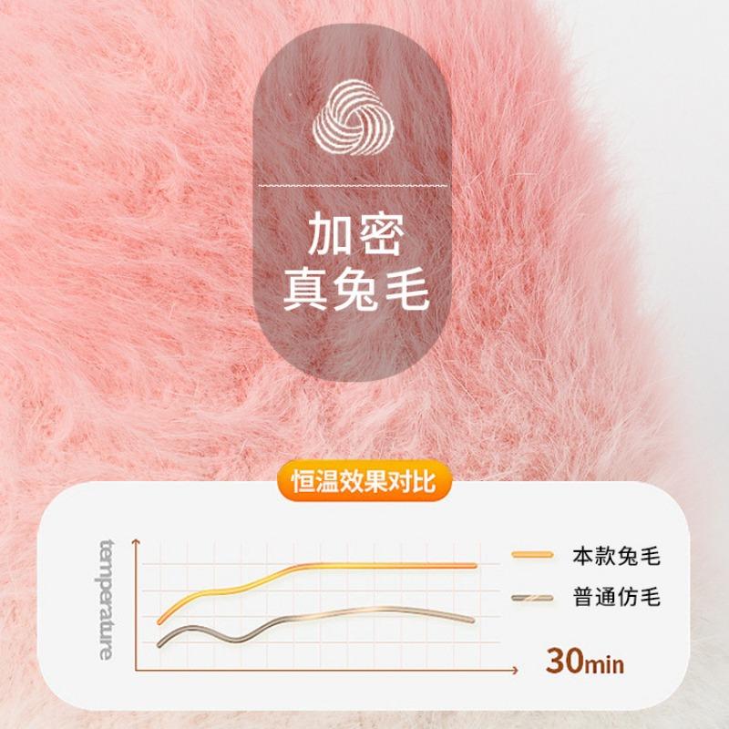 Постепенно меняющая цвет панама женская осенне-зимняя из кроличьего пуха зимняя панама плюшевая теплая пушистая шапка с изысканным видом