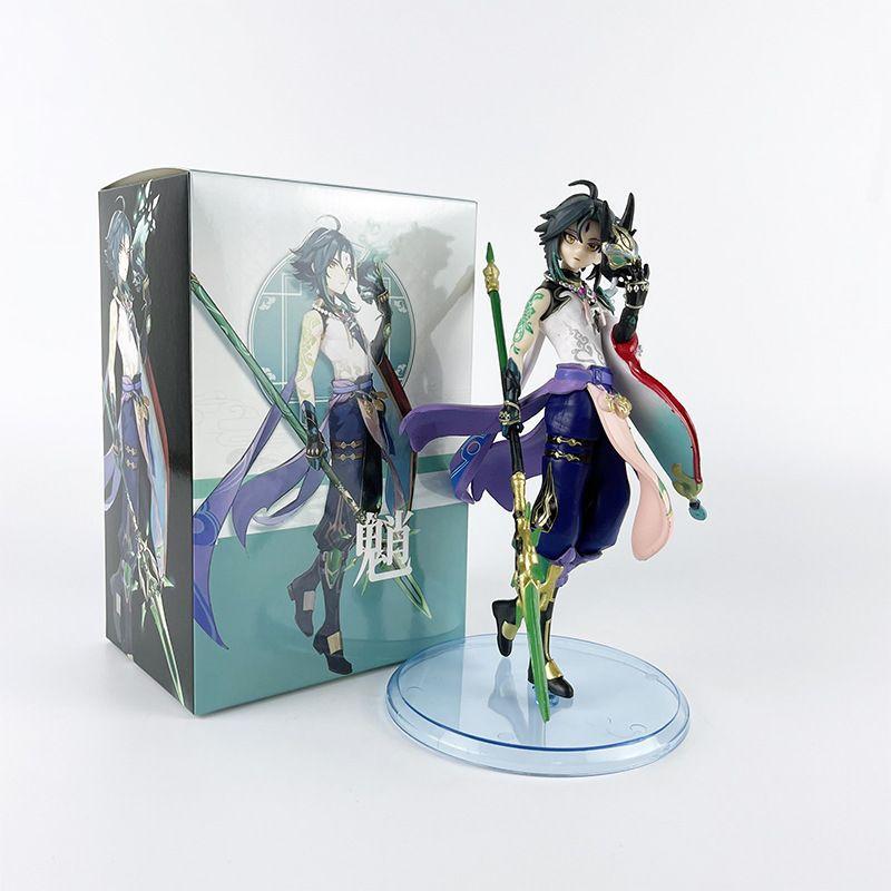 Аниме Фигурка Genshin Impact Сяо Бдительный Якша Genshin Impact Кли Фигурка Действия Паймон Ци Ци Фигурка Коллекционная Кукла Игрушки