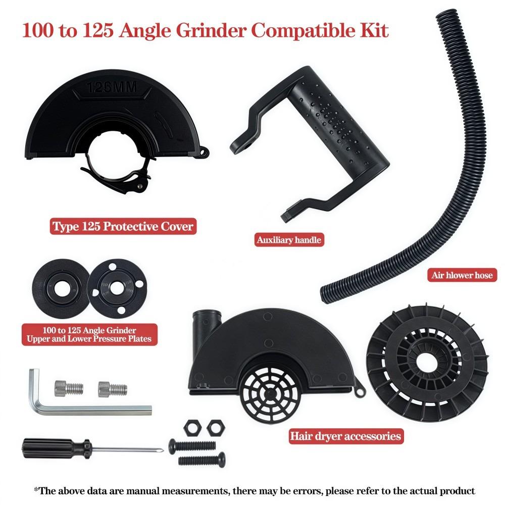 Strong Blowing Force Angle Grinder Cutting Blower Kit Angle Grinder Upgrade Accessories
