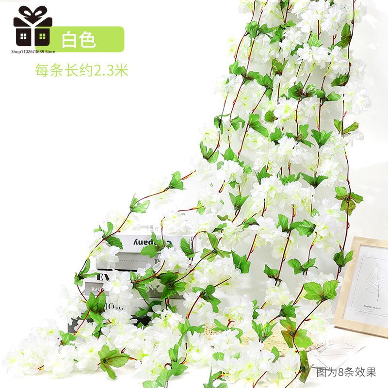 230 см искусственные цветы сакуры виноградная лоза свадебный сад роза арка украшение для дома вечеринка рождественский свадебный искусственный шелк скрапбукинг растения