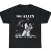 Gg Allin Террор в Америке Футболка S S 5XL