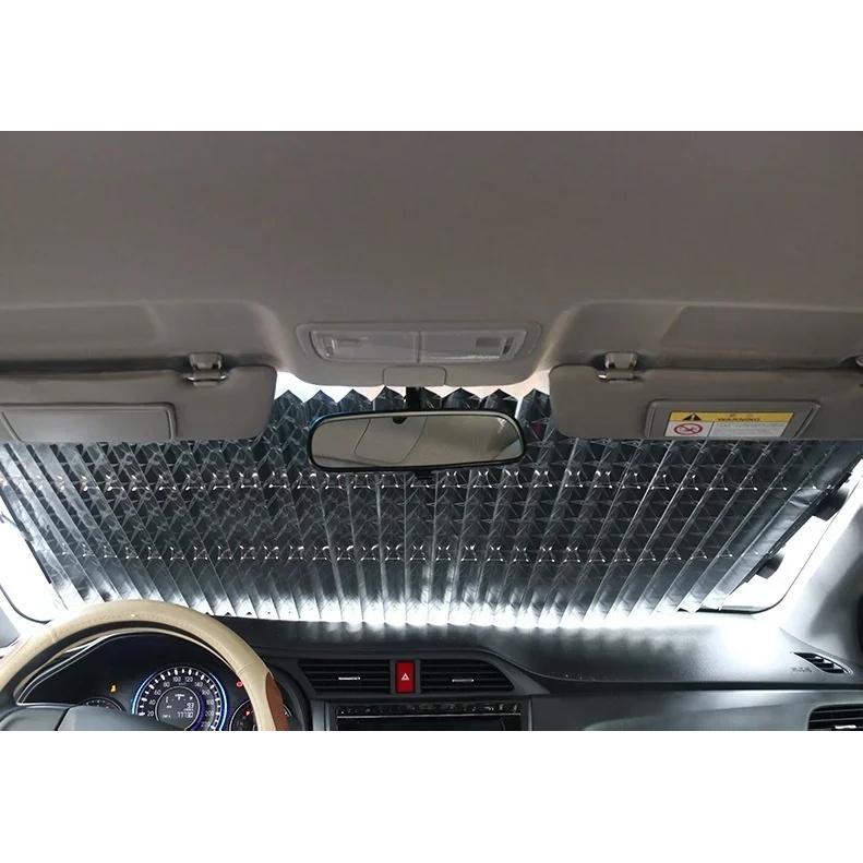 Car Sunscreen Sunshade Heat ulation Front Gear Windshield Summer Supplies Front Gear Automatic Retractable Sunshade